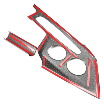 2026+ C8 Corvette Carbon Fiber Center Console Trim Cover Kit image 3