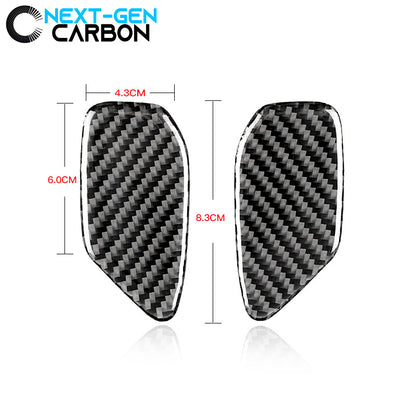 2016 - 24 Camaro Carbon Fiber Inner Door Handle Surround Covers image 2