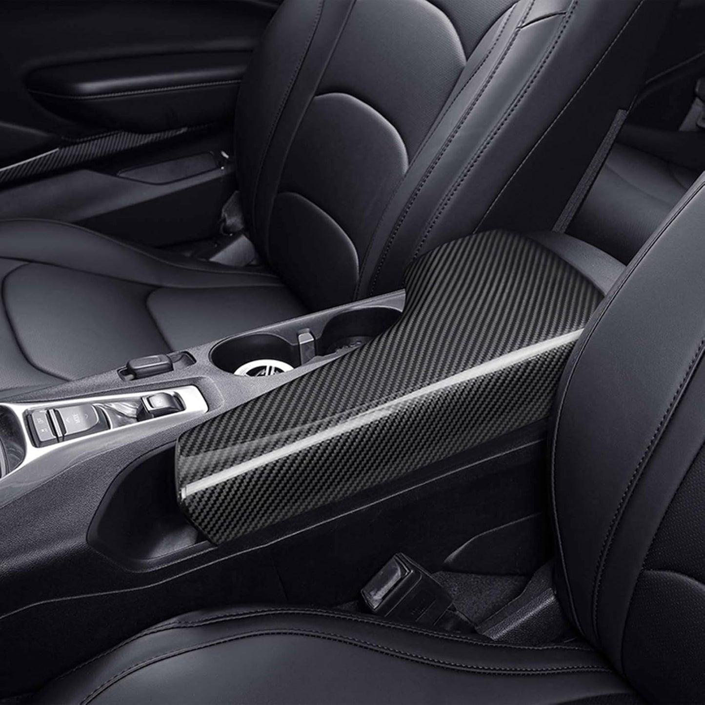 2016 - 24 Camaro Carbon Fiber Center Console Lid Cover image 4