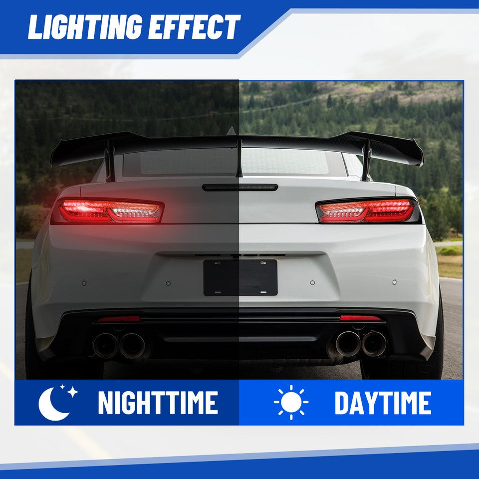 2016 - 18 Camaro Clear Sequential Tail Lights - Red Signal image 8