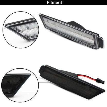 2010 - 2015 5th Gen Camaro Smoked LED Side Marker Lights
