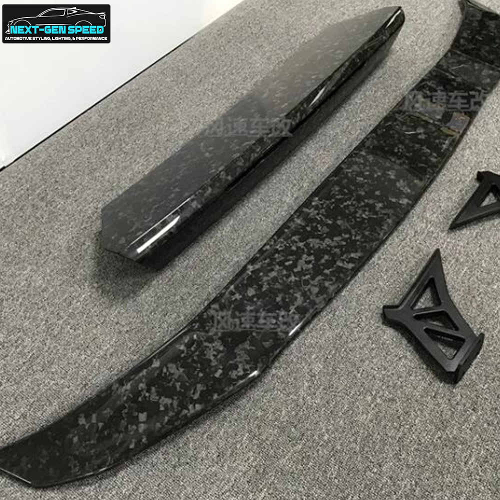 Lamborghini Huracan LP580-LP610 Forged Carbon Fiber High Wing Spoiler | Next-Gen Carbon