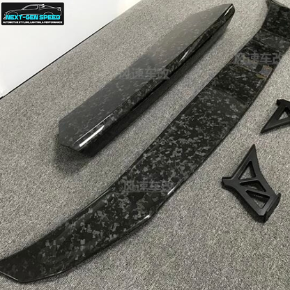 Lamborghini Huracan LP580-LP610 Forged Carbon Fiber High Wing Spoiler | Next-Gen Carbon