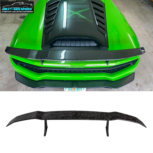 Lamborghini Huracan LP580-LP610 Forged Carbon Fiber High Wing Spoiler | Next-Gen Carbon