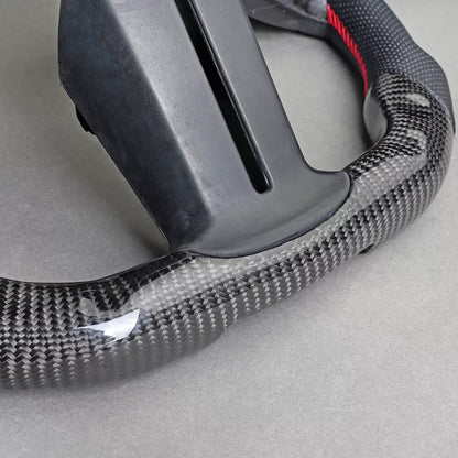 2010 - 14 Ford Mustang LED RPM Carbon Fiber Steering Wheel | Next-Gen Carbon