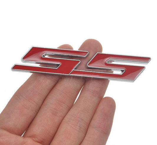 2010 - 24 Camaro Red SS Bumper/Fender Emblem Badge Name Plate