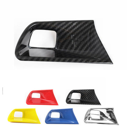 2016 - 24 Camaro Colored/Carbon Fiber Push Button Start Trim Cover (4 Colors)