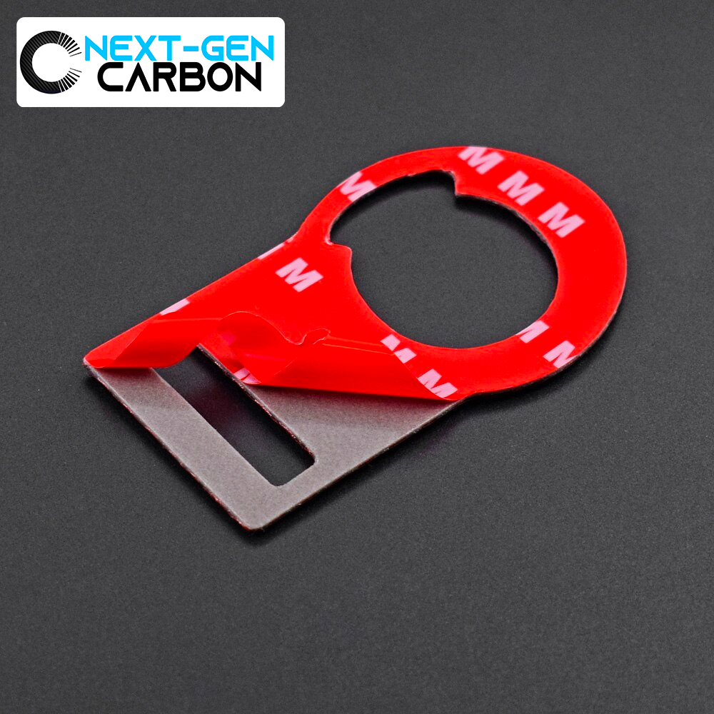 2010 - 15 Camaro Real Carbon Fiber Headlight Switch Trim Overlay | Black / Red Carbon
