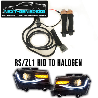 2010 - 15 Camaro HID to Halogen Headlight Harness Kit