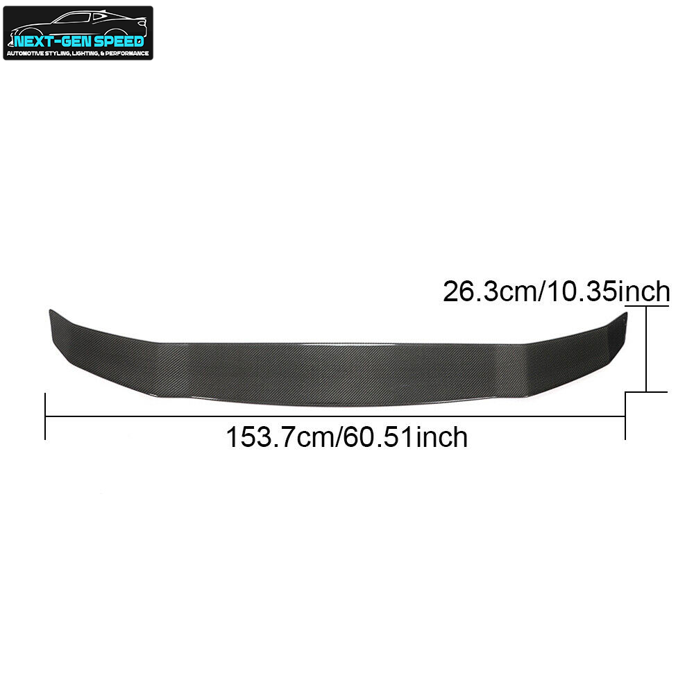Lamborghini Huracan LP580-LP610 Carbon Fiber High Wing Spoiler | Next-Gen Carbon