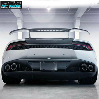 Lamborghini Huracan LP580-LP610 Carbon Fiber High Wing Spoiler | Next-Gen Carbon