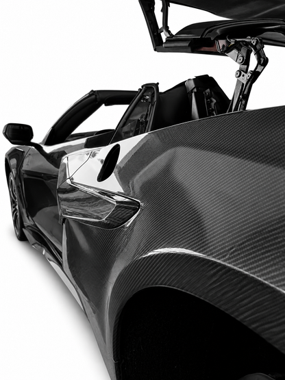 C8 Corvette Widebody ZR1 Carbon Fiber Quarter Panels