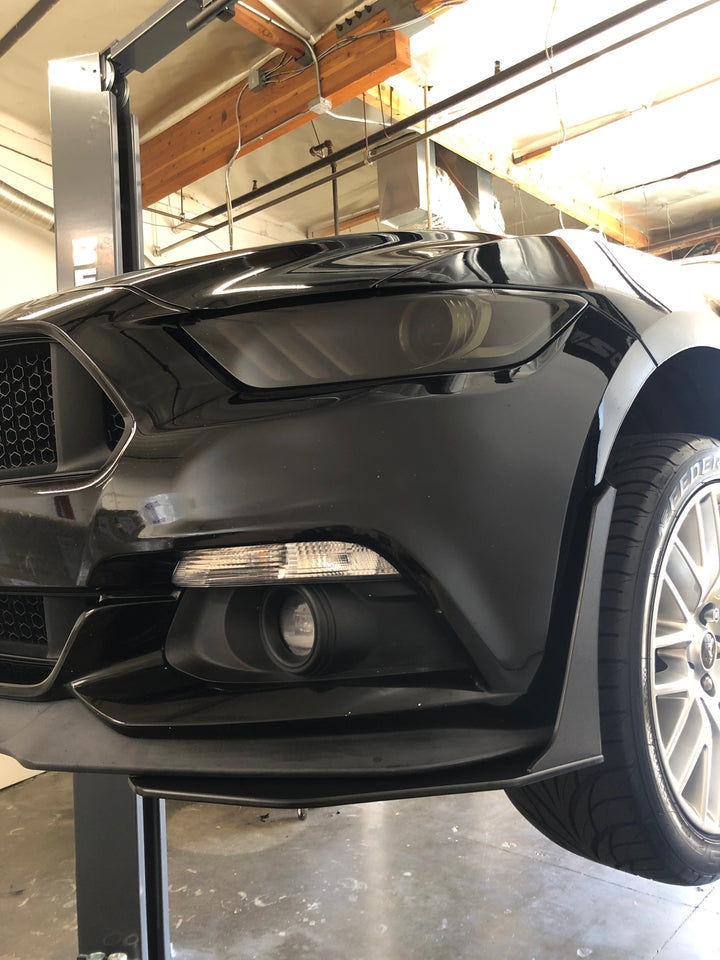 2015 - 23 Mustang GT500 Style Splitter Winglet &amp; Fender Extensions