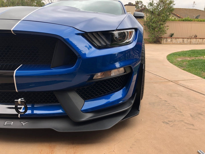 2015 - 23 Mustang GT500 Style Splitter Winglet &amp; Fender Extensions