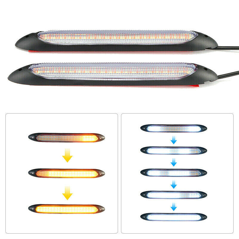 Dodge Charger Widebody RGB Flow Series Color Changing Front LED DRL Fog Lights