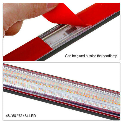 Dodge Charger Widebody RGB Flow Series Color Changing Front LED DRL Fog Lights