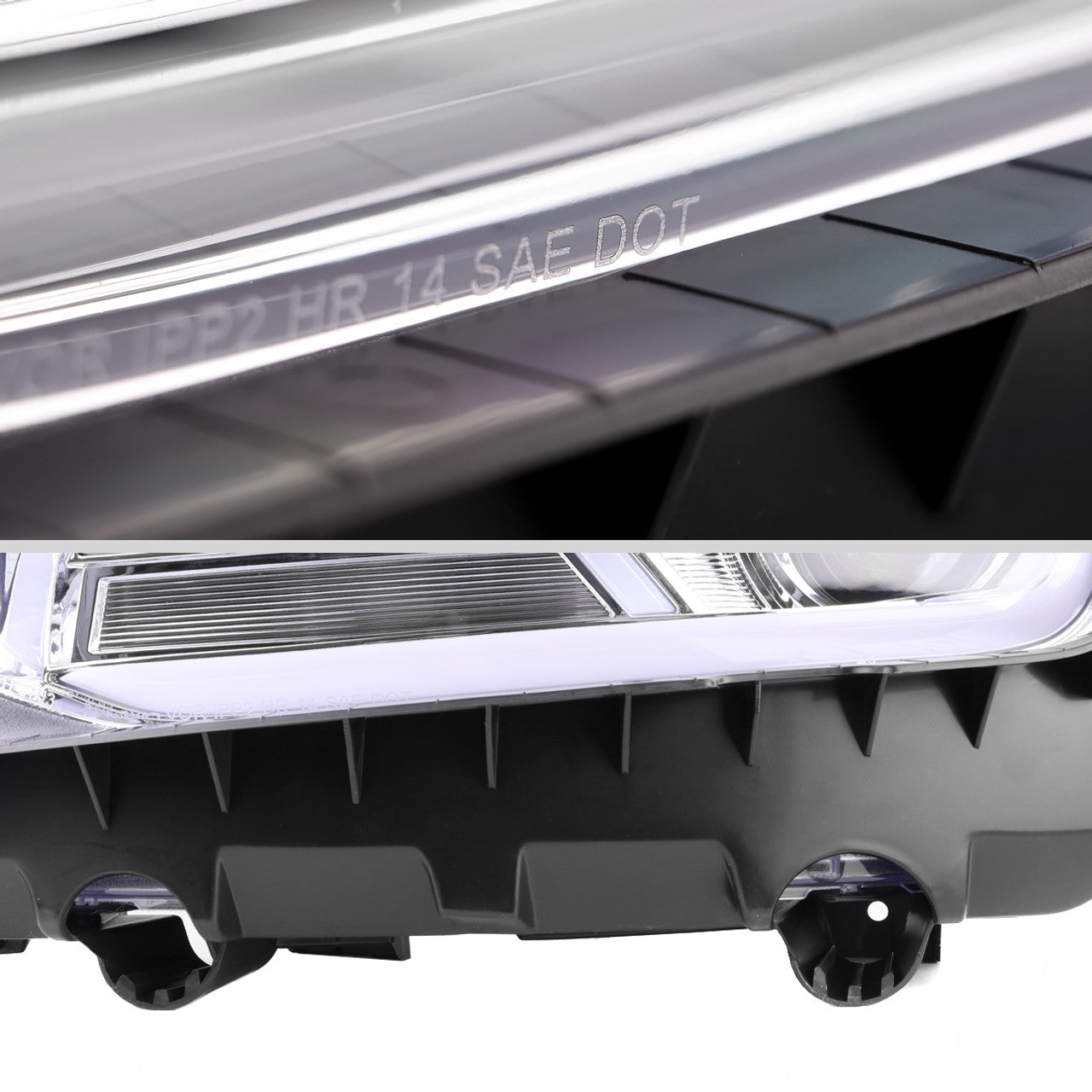 2014 - 15 Camaro Smoked Sequential Projector Headlights