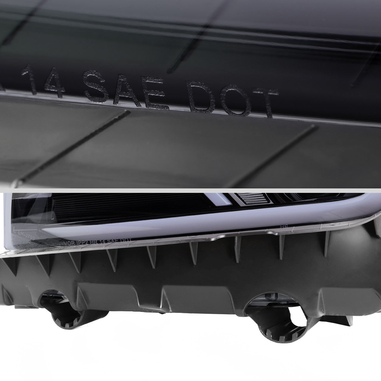 2014 - 15 Camaro Smoked Sequential Projector Headlights