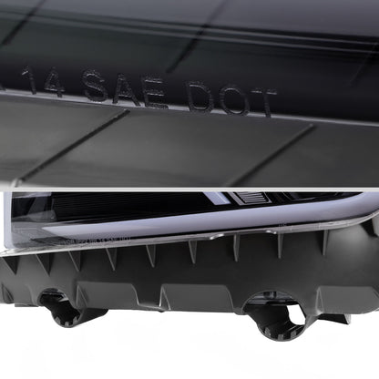 2014 - 15 Camaro Smoked Sequential Projector Headlights