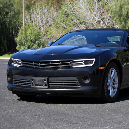 2014 - 15 Camaro Smoked Sequential Projector Headlights