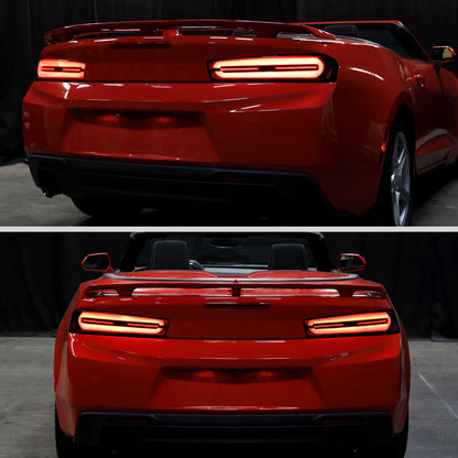 2016 - 18 Camaro Smoked LED Sequential Tail Lights