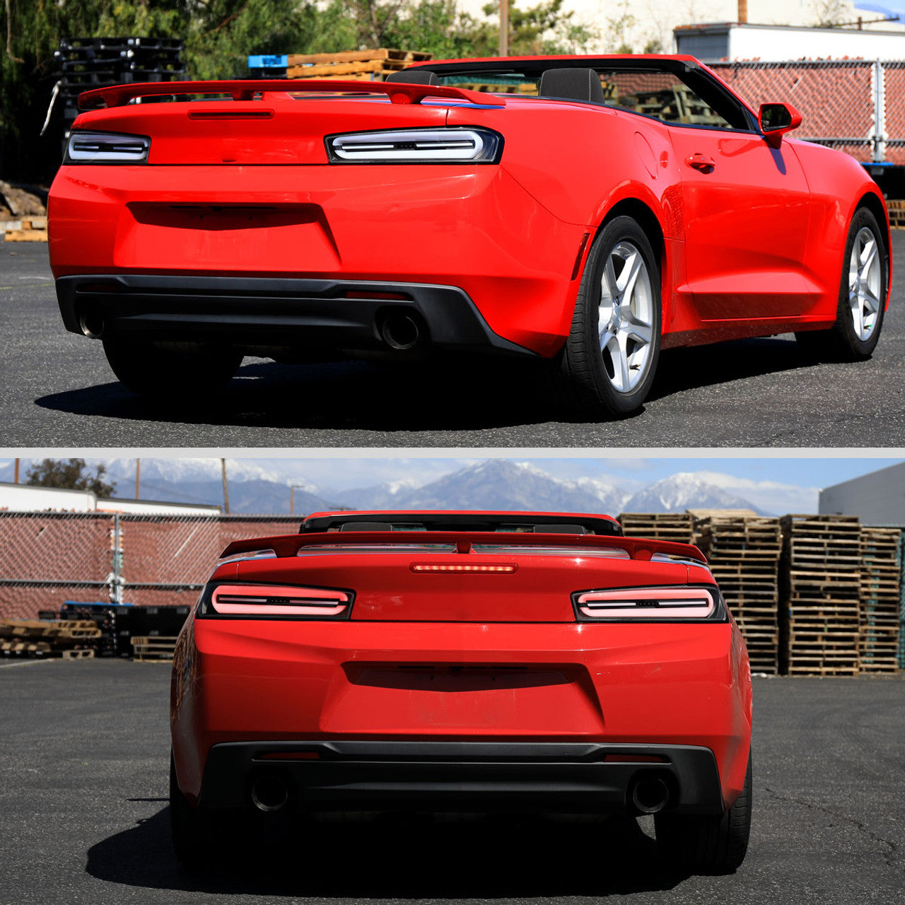 2016 - 18 Camaro Smoked LED Sequential Tail Lights