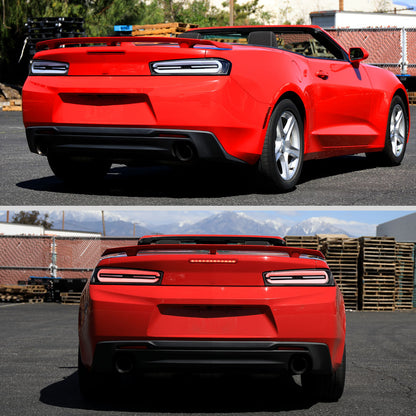 2016 - 18 Camaro Smoked LED Sequential Tail Lights