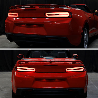 2016 - 18 Camaro Smoked LED Sequential Tail Lights