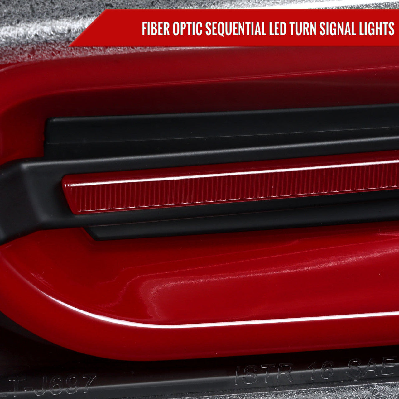 2016 - 18 Camaro Smoked LED Sequential Tail Lights