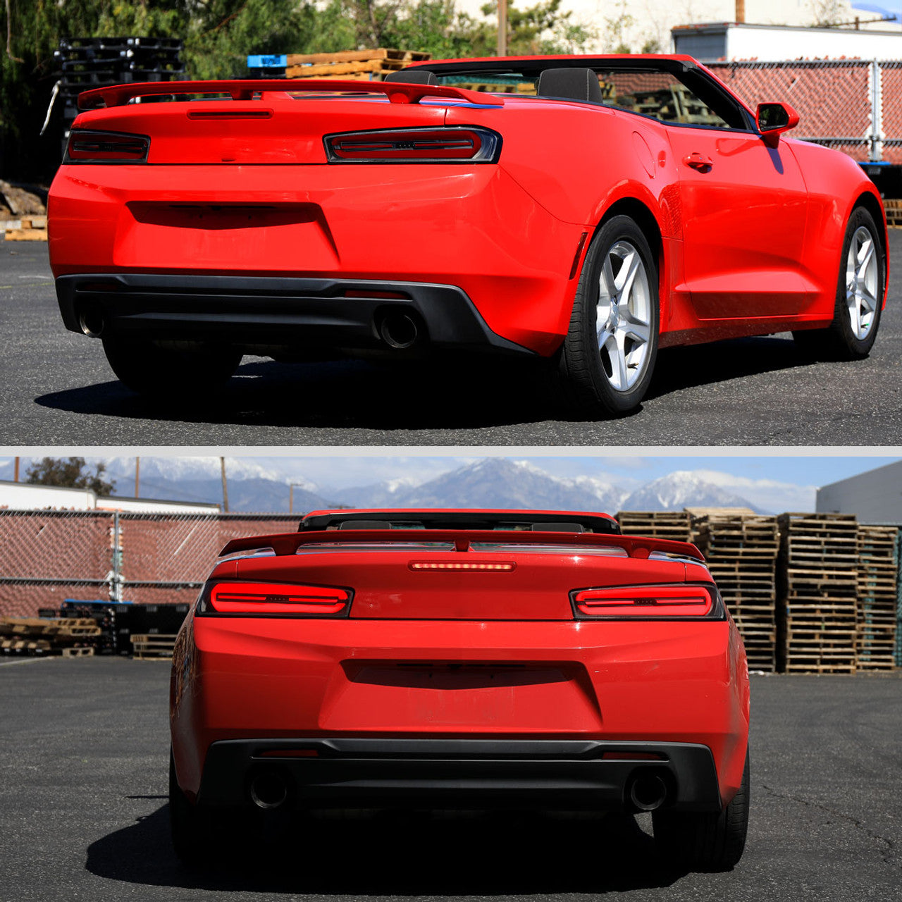 2016 - 18 Camaro Smoked LED Sequential Tail Lights