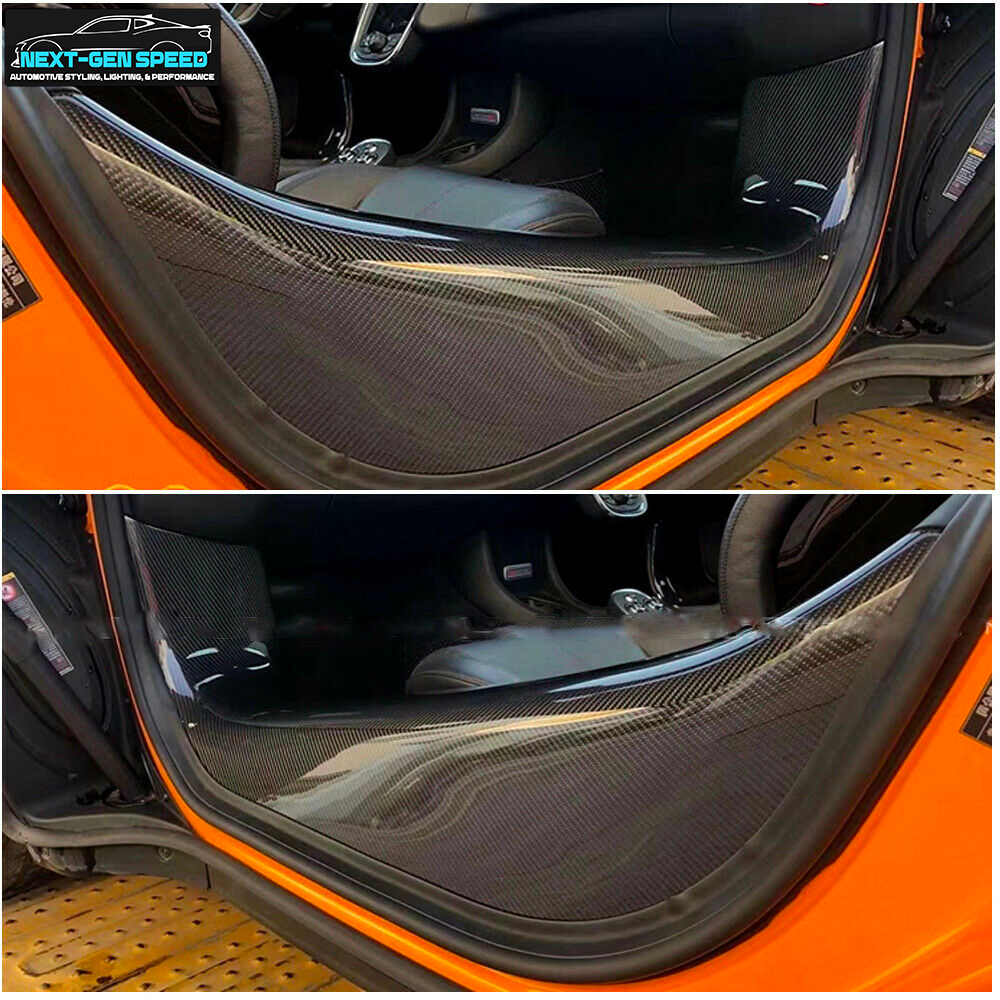 2015 - 23 McLaren 540C/570S/600LT Carbon Fiber Door Sills Trim | Next-Gen Carbon