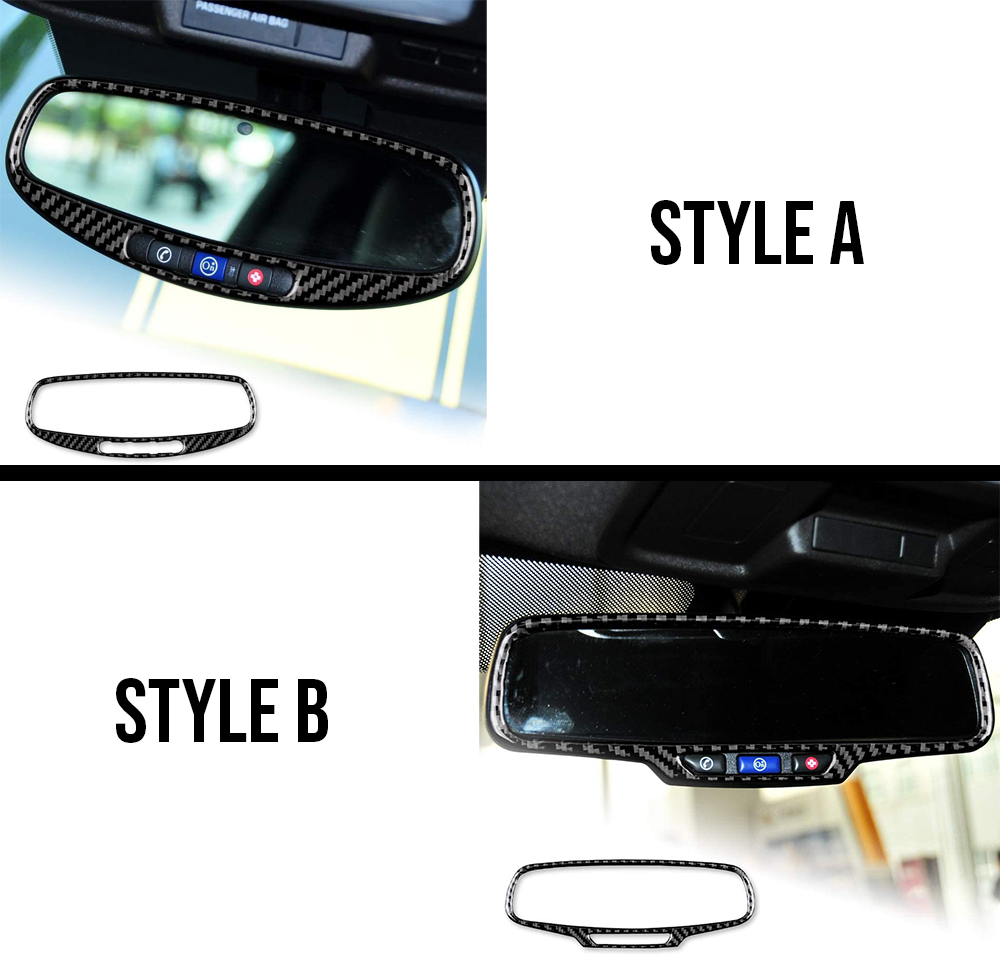 2010 - 15 5th Gen Camaro Carbon Fiber Rear-View Mirror Trim Overlay | Next-Gen Carbon