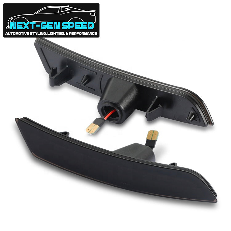 2016 - 24 Camaro Smoked Dual White LED Side Markers