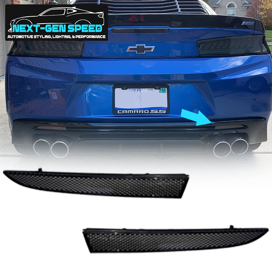 2016 - 24 Camaro Smoked Rear Reflectors