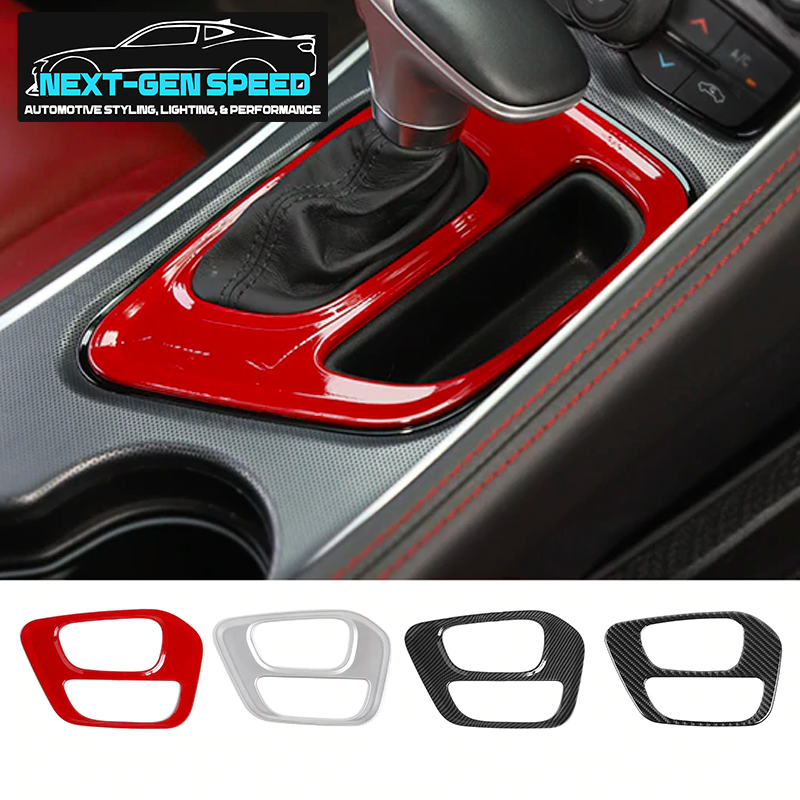 2015 - 24 Dodge Challenger Colored Center Shifter Panel Cover | Next-Gen Speed