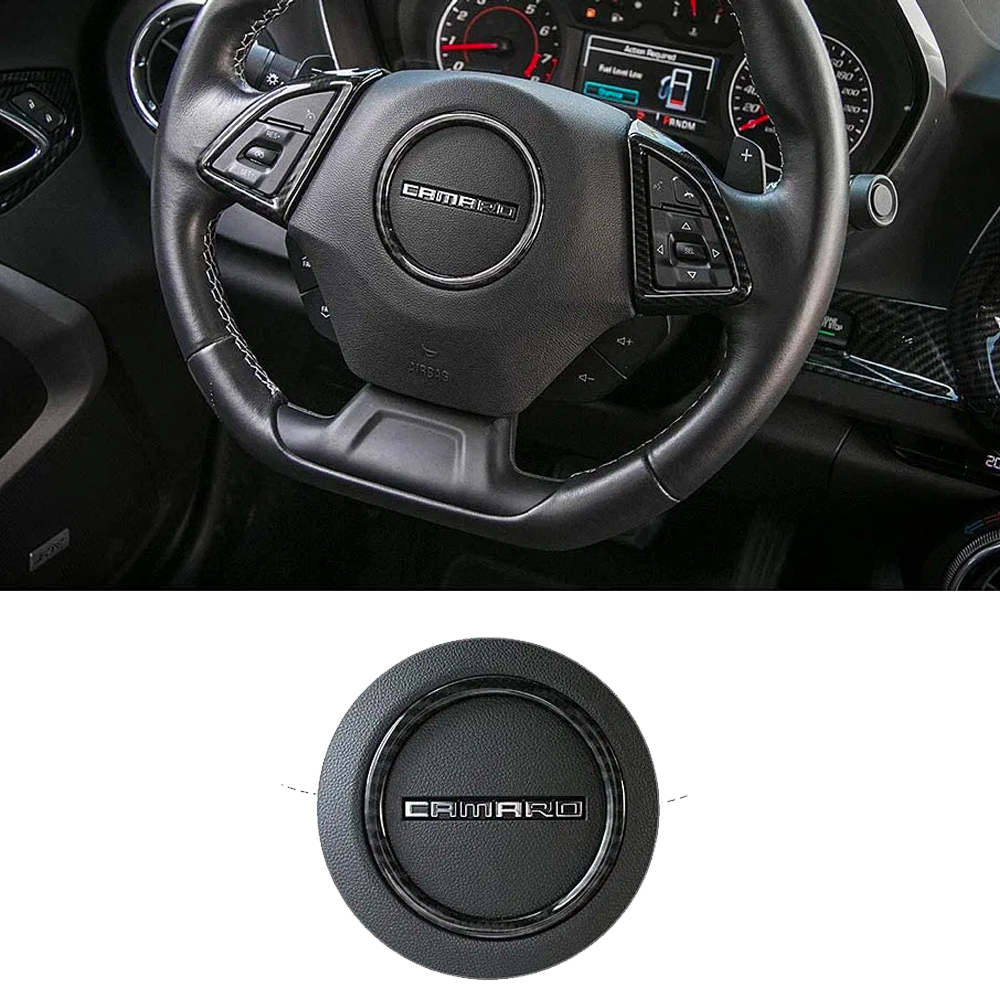 2016 - 24 Chevy Camaro Real Carbon Fiber Center Steering Ring