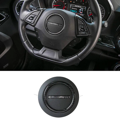 2016 - 24 Chevy Camaro Real Carbon Fiber Center Steering Ring