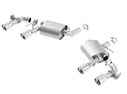 2016 - 24 Camaro SS/LT1/ZL1 Borla S-Type Axle-Back Quad Tip Exhaust (11924)