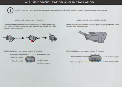 2014 - 15 Camaro Morimoto Smoked Sequential Tail Lights