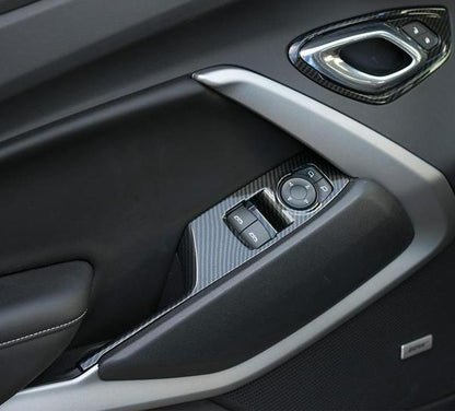 2016 - 24 Camaro Hydro-Dipped Carbon Fiber Interior Trim Kit