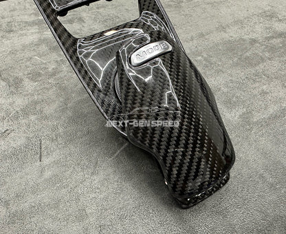 C8 Corvette Carbon Fiber Mode Selector + Plate Replacement Kit | Next-Gen Carbon