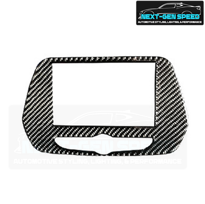 2016 - 24 Camaro Real Carbon Fiber 7" Radio Trim Cover