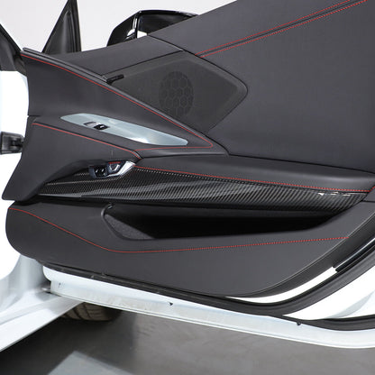 C8 Corvette Carbon Fiber Lower Door Panel Trim Cover | Next-Gen Carbon