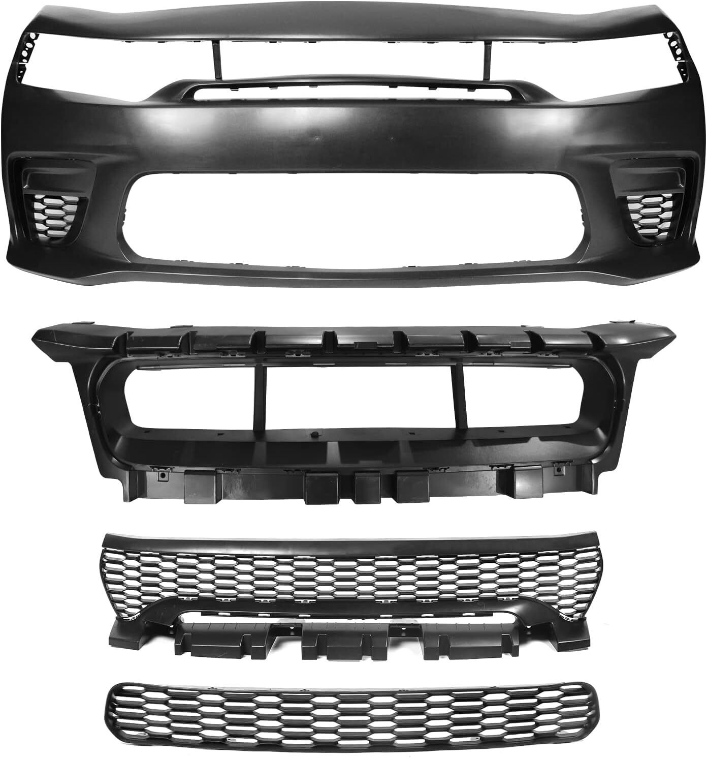 2015 - 23 Charger Widebody Front Bumper + Fender Flare Kit