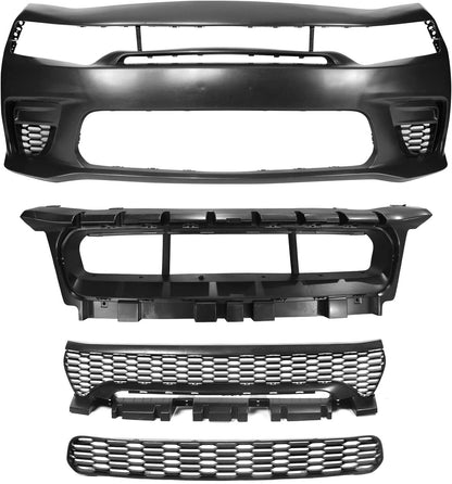 2015 - 23 Charger Widebody Front Bumper + Fender Flare Kit