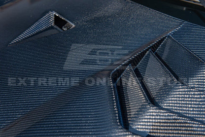 C8 Corvette GT3 R Carbon Fiber Side Vented Extractor Front Hood - Stingray / Z06 | EOS