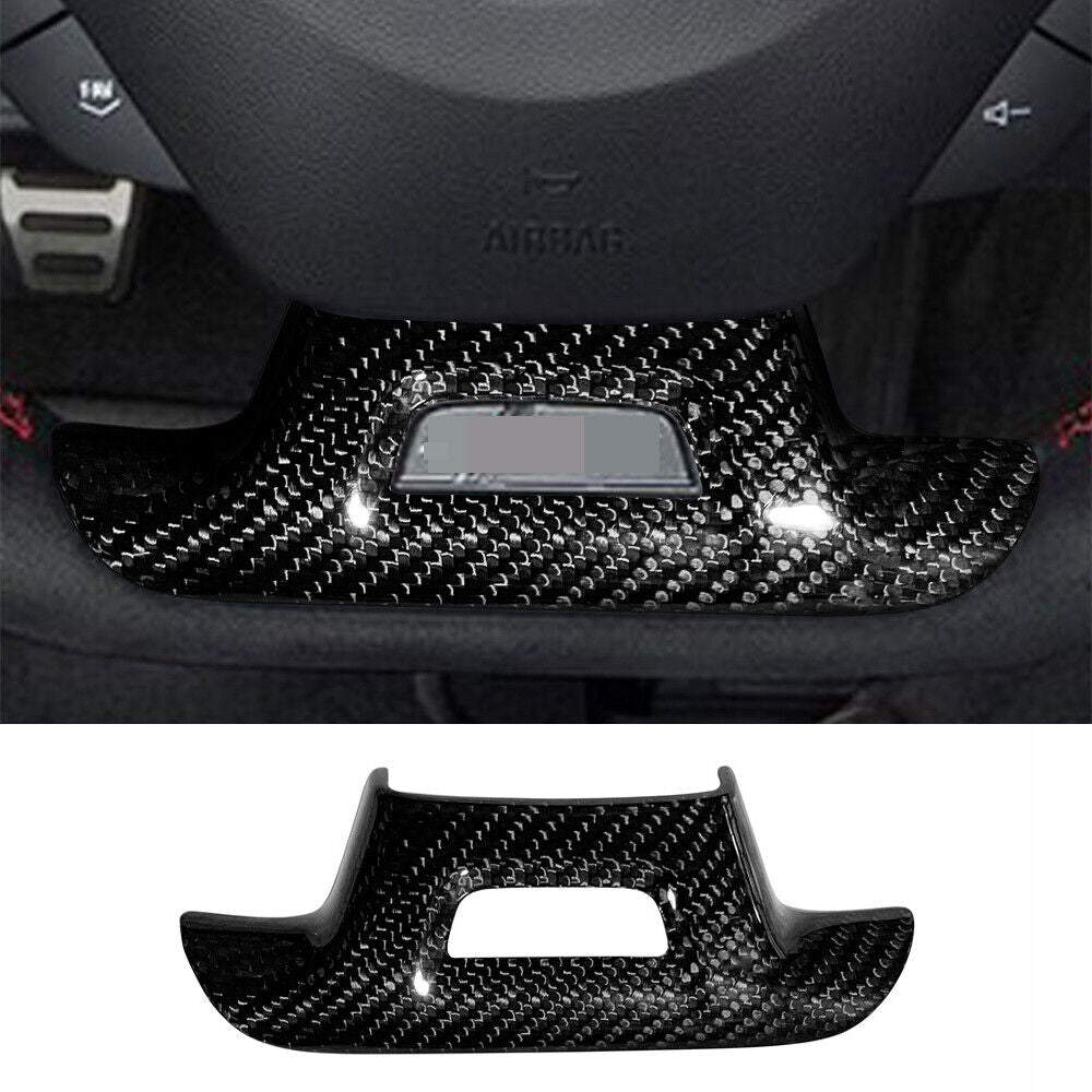 2016 - 24 Camaro Carbon Fiber Lower Steering Wheel Panel Cover (With Hole / Without Hole)