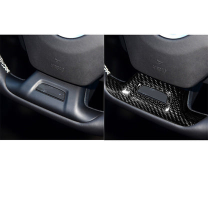 2016 - 24 Camaro Carbon Fiber Lower Steering Wheel Panel Cover (With Hole / Without Hole)