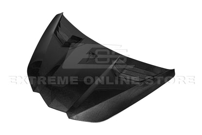 C8 Corvette GT3 R Carbon Fiber Side Vented Extractor Front Hood - Stingray / Z06 | EOS