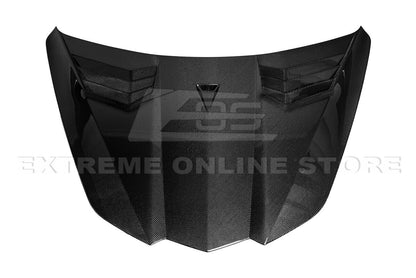 C8 Corvette GT3 R Carbon Fiber Side Vented Extractor Front Hood - Stingray / Z06 | EOS